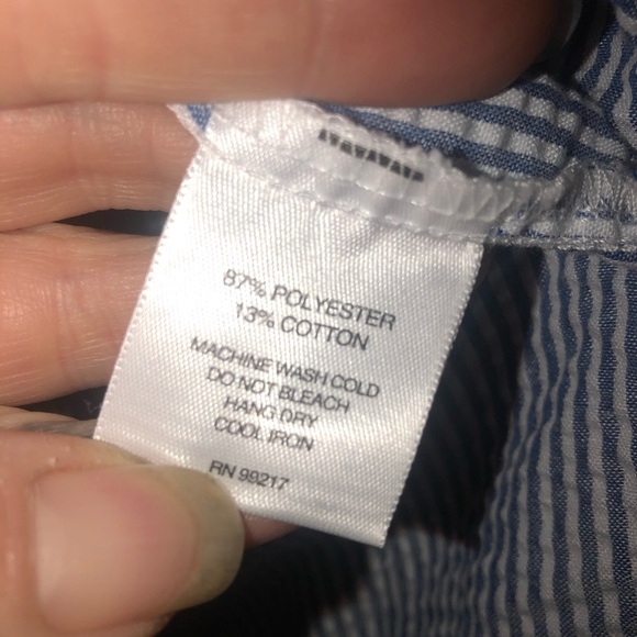 Signature Studio striped babydoll blouse - Picture 5 of 5